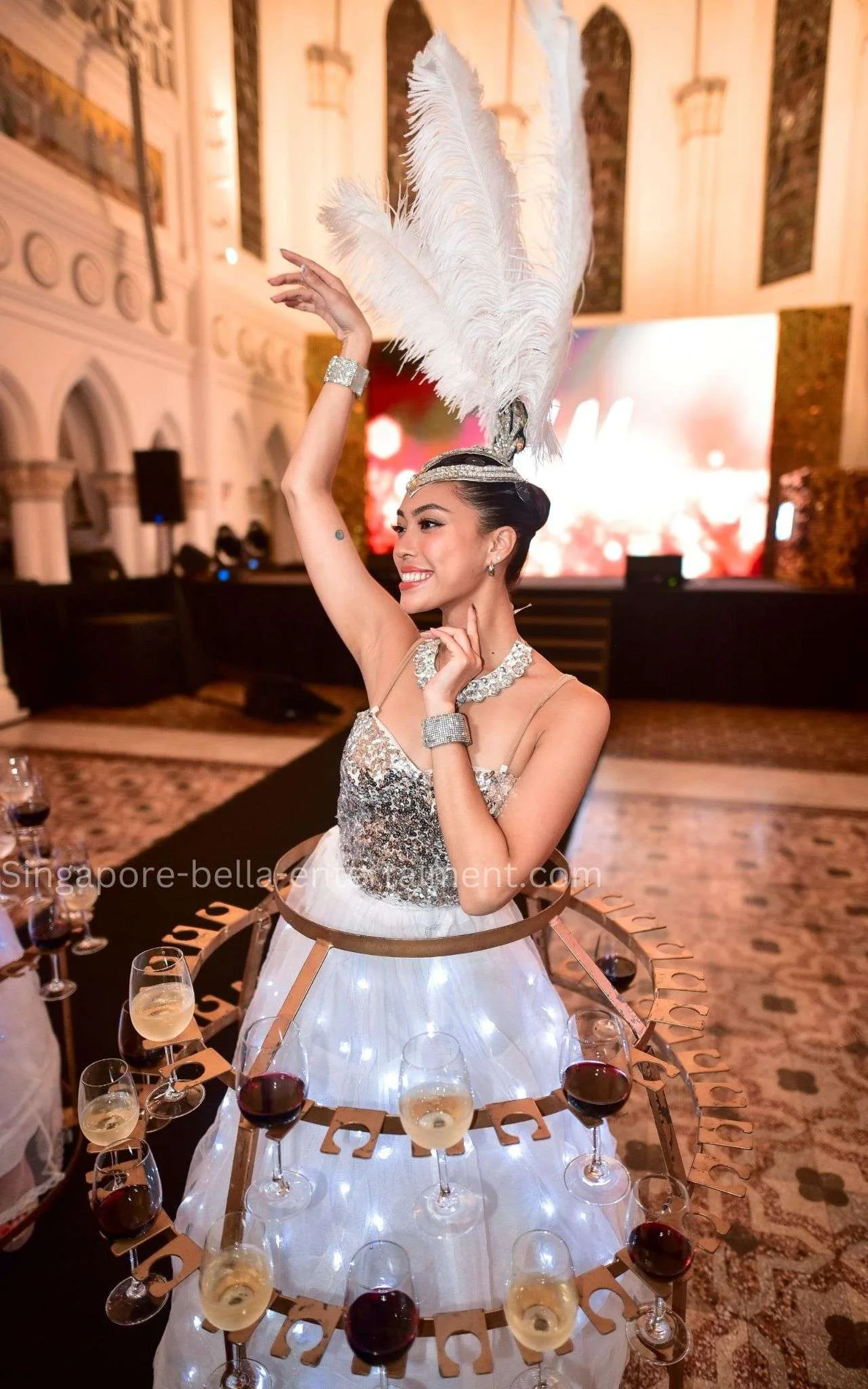 Champagne Skirt Girl
